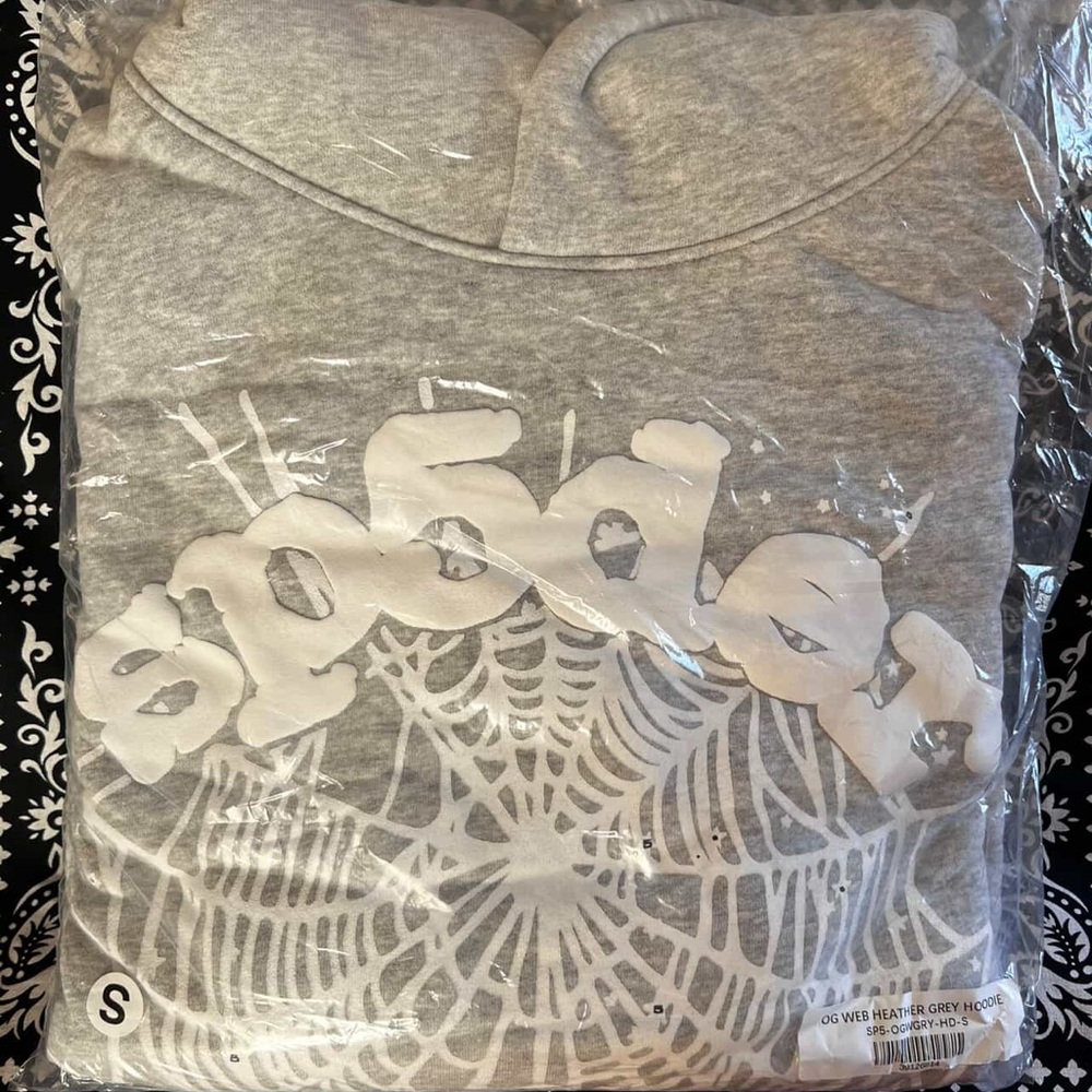 Spider Gray  Hoodie